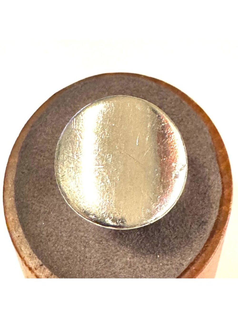 Solid Sterling Silver 925 Round Flat Top 4.5mm Width Band Ring Size 7